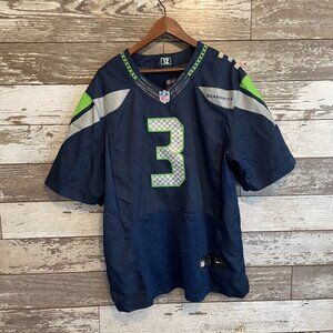 Nike x NFL Russel Wilson #3 Seattle Seahawks Football Jersey Youth Boy's